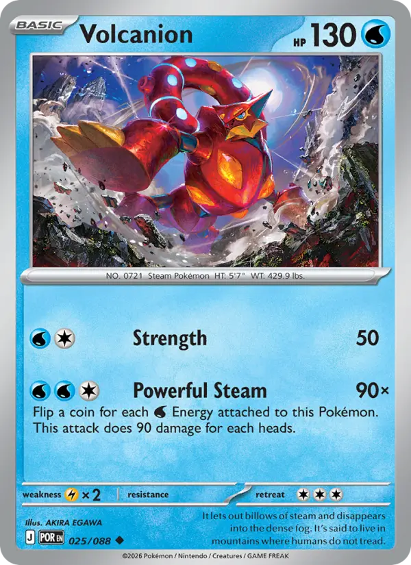 Volcanion - 025/088 - Reverse Holofoil