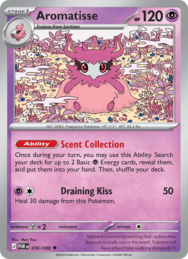 Aromatisse - 036/088 - Reverse Holofoil