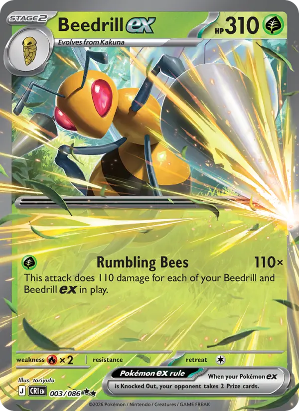Beedrill ex  - 003/086