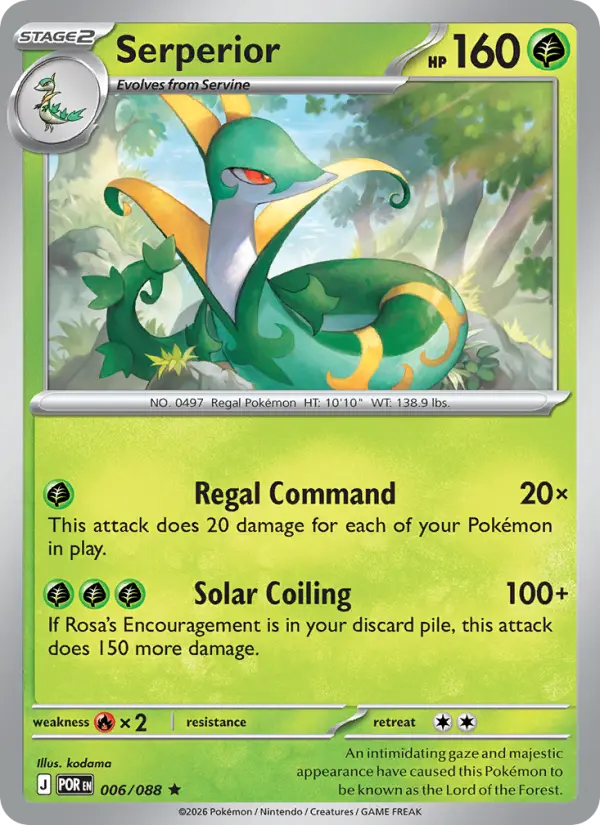 Serperior - 006/088 - Reverse Holofoil