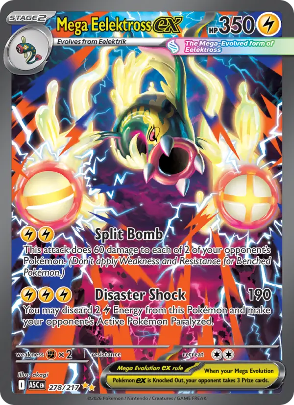 Mega Eelektross ex  - 278/217