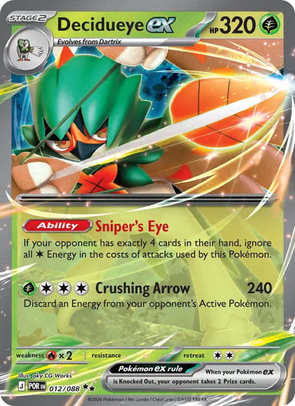 Decidueye ex  - 012/088