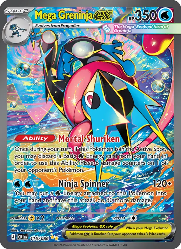 Mega Greninja ex  - 116/086