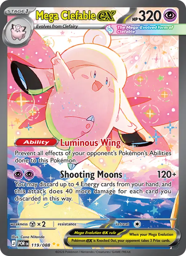 Mega Clefable ex  - 119/088