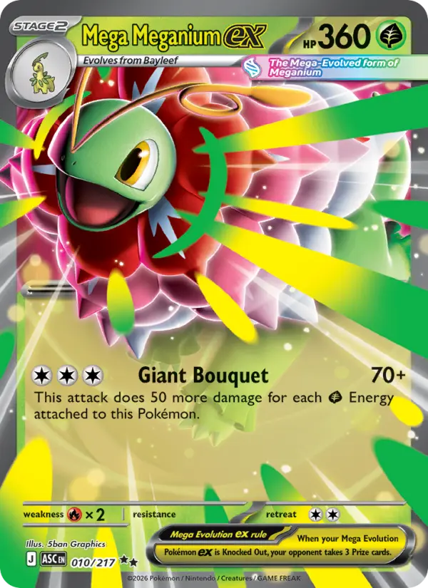 Mega Meganium ex  - 010/217
