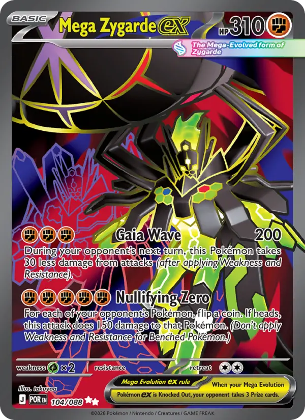 Mega Zygarde ex  - 104/088