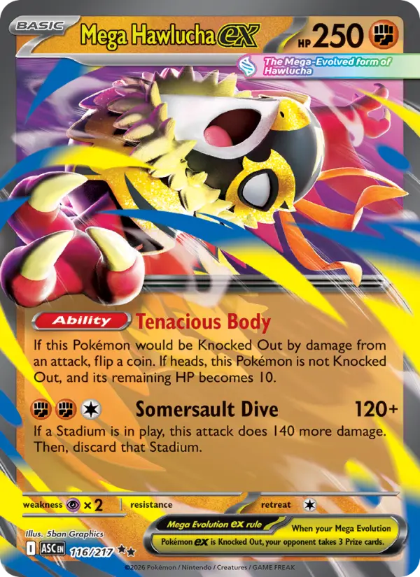 Mega Hawlucha ex  - 116/217