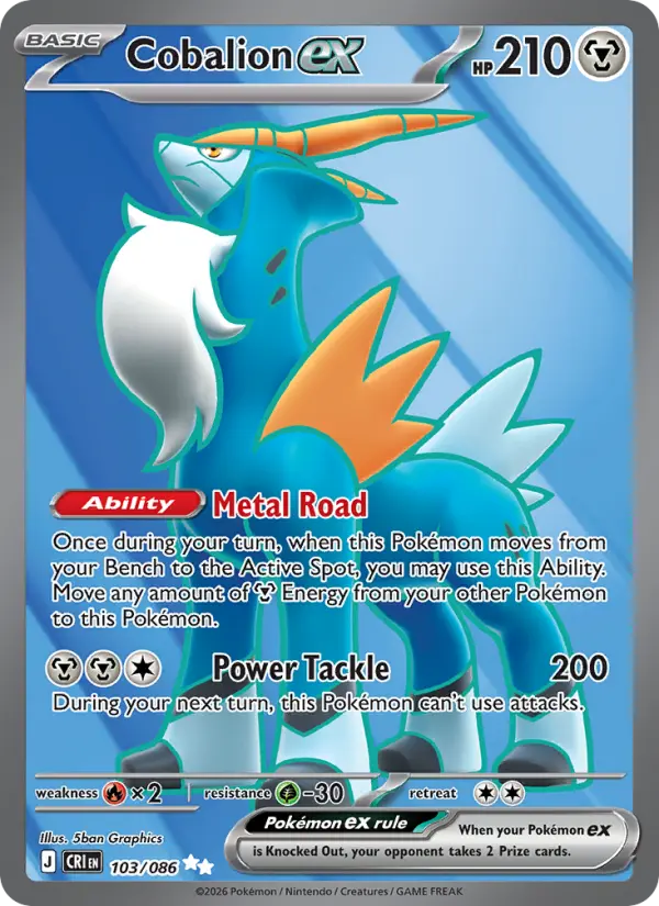 Cobalion ex  - 103/086