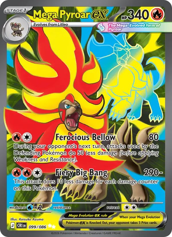 Mega Pyroar ex  - 099/086