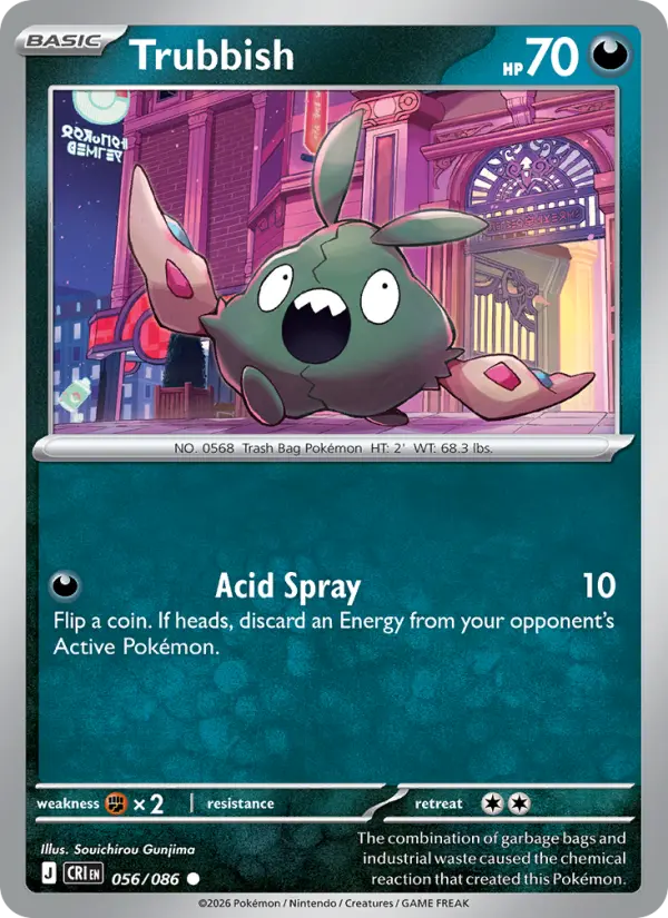 Trubbish - 056/086 - Reverse Holofoil