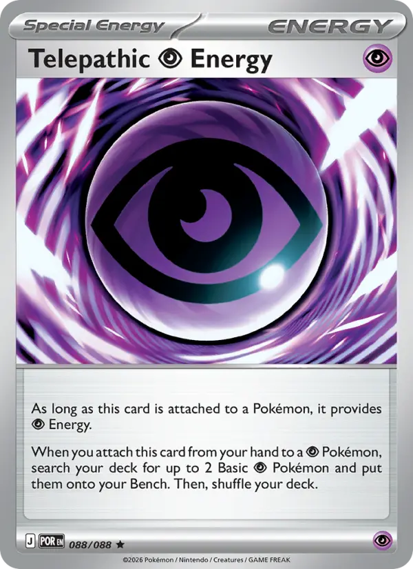 Telepathic Psychic Energy - 088/088 - Reverse Holofoil