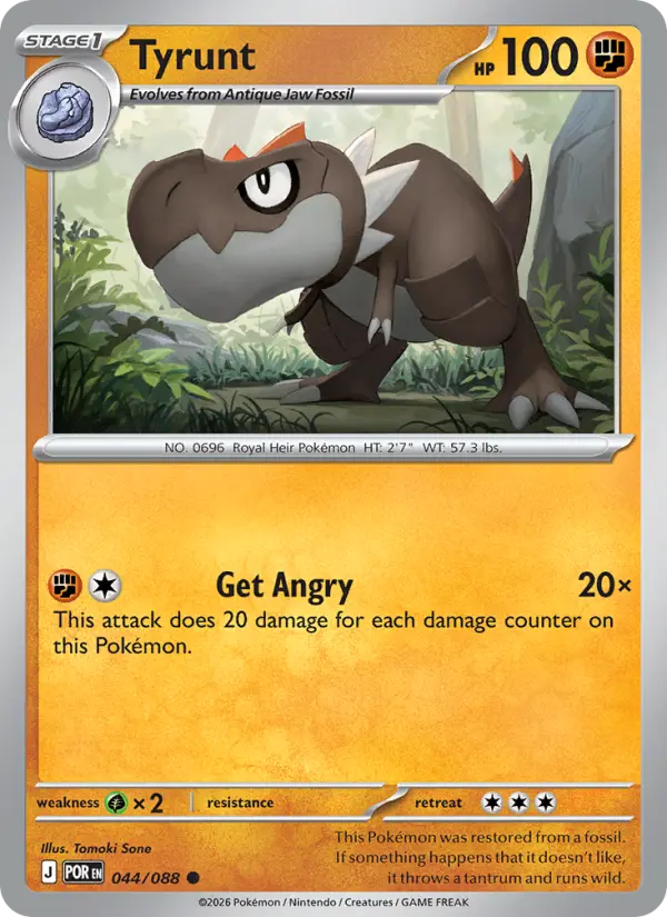 Tyrunt - 044/088 - Reverse Holofoil