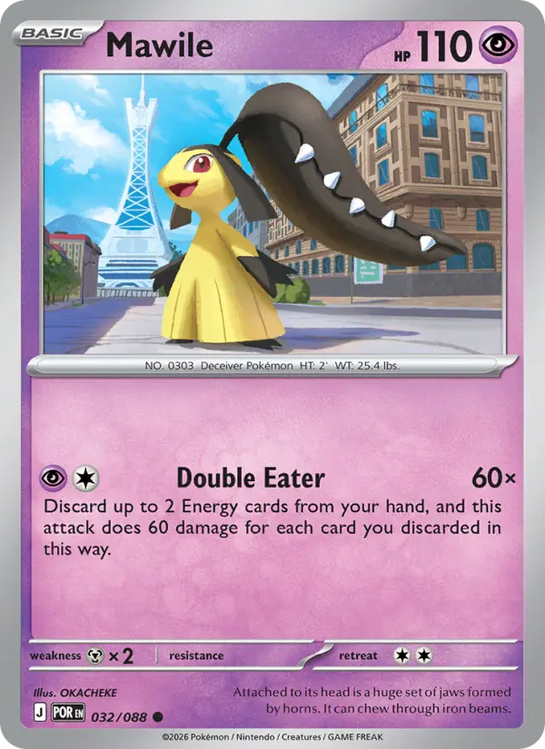 Mawile - 032/088 - Reverse Holofoil