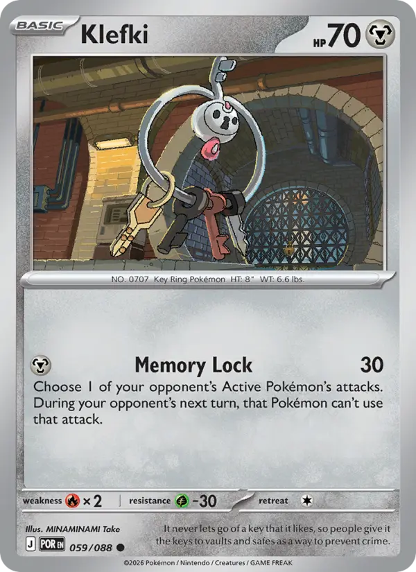 Klefki - 059/088 - Reverse Holofoil