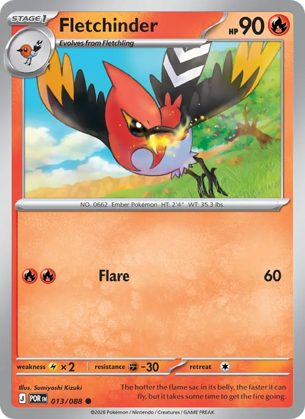 Fletchinder - 013/088 - Reverse Holofoil