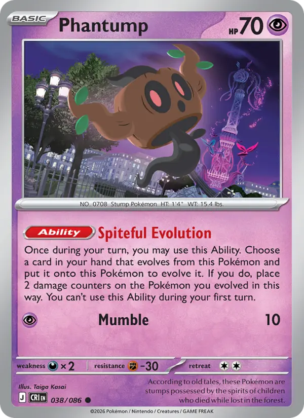 Phantump - 038/086 - Reverse Holofoil