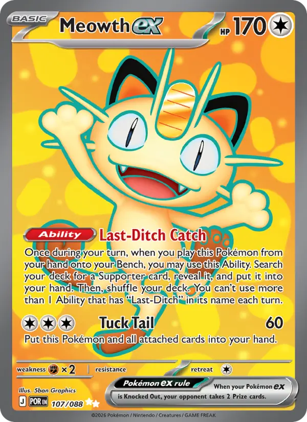 Meowth ex  - 107/088