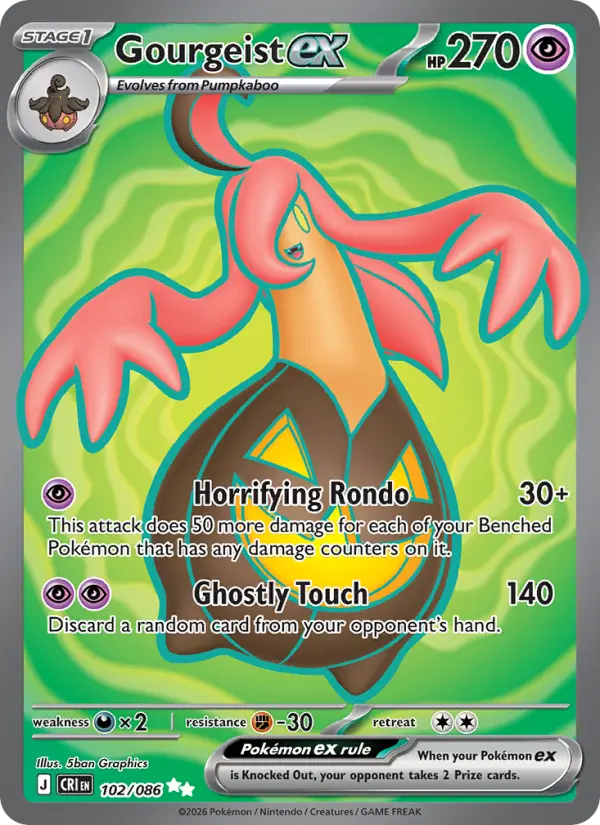 Gourgeist ex  - 102/086