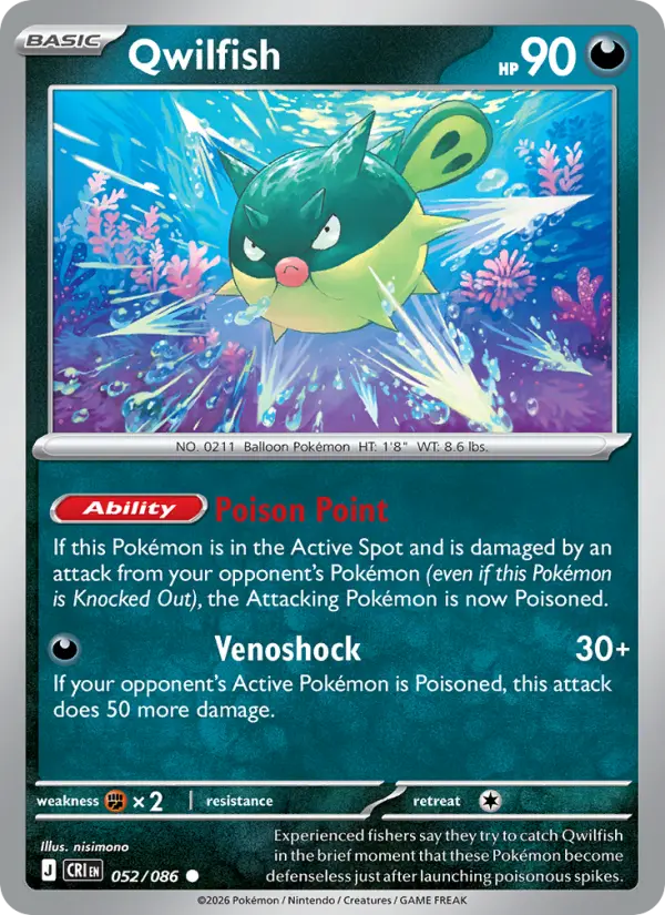 Qwilfish - 052/086