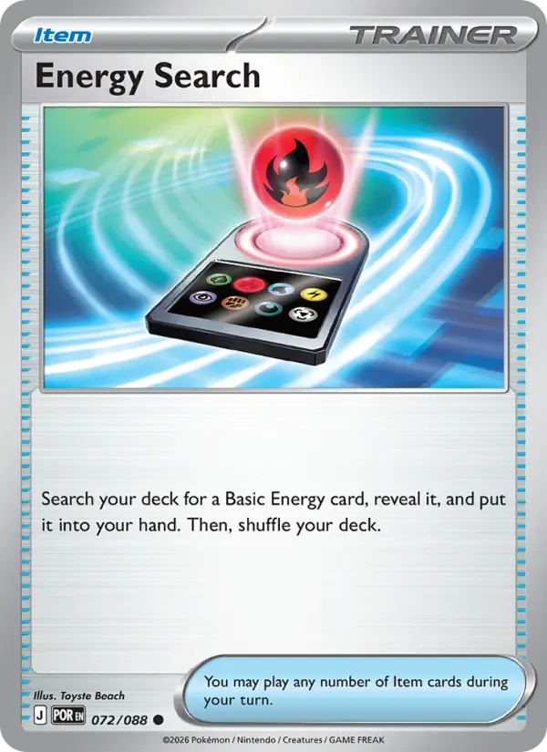 Energy Search - 072/088 - Reverse Holofoil