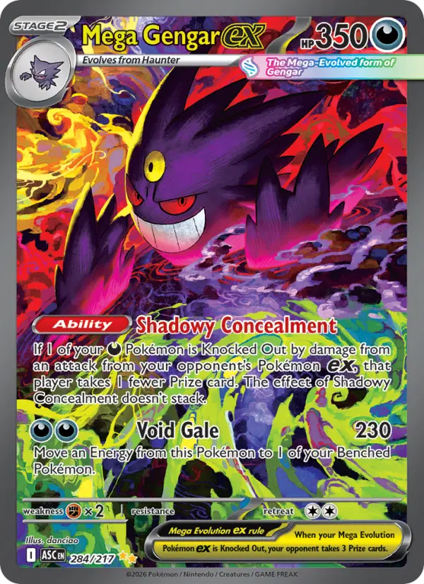 Mega Gengar ex  - 284/217