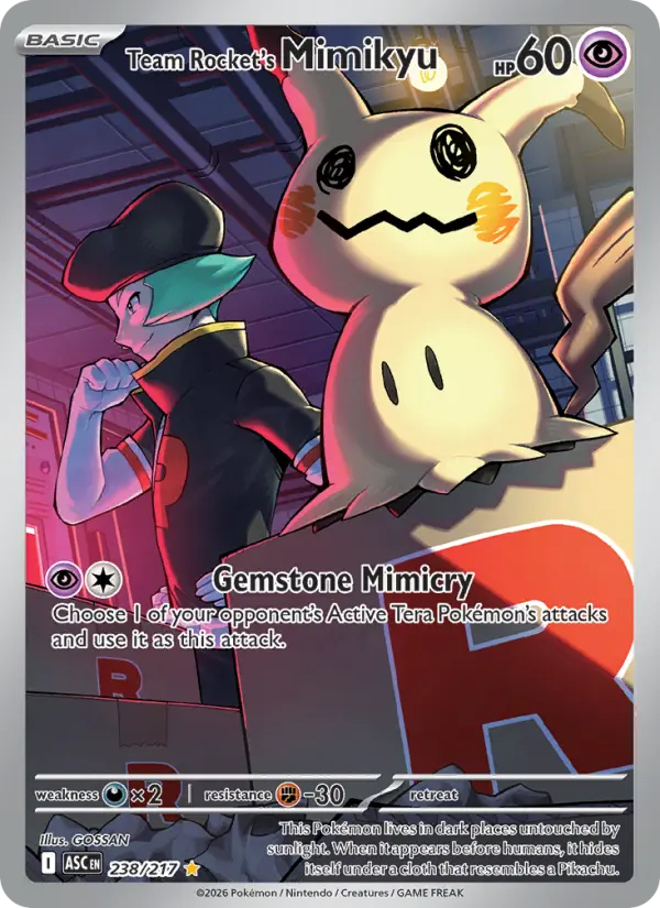 Team Rocket's Mimikyu  - 238/217
