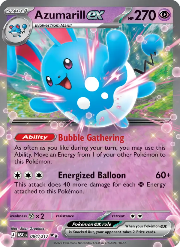 Azumarill ex - 084/217