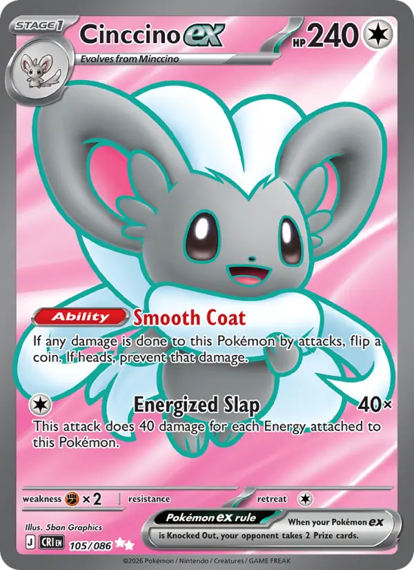 Cinccino ex  - 105/086