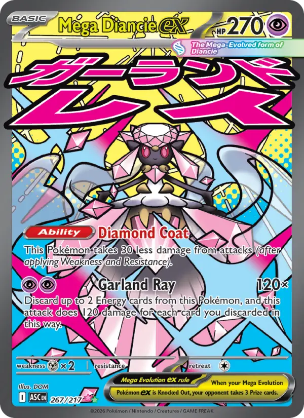 Mega Diancie ex  - 267/217