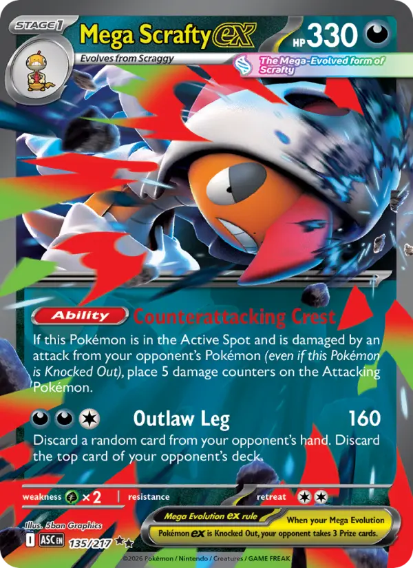 Mega Scrafty ex  - 135/217