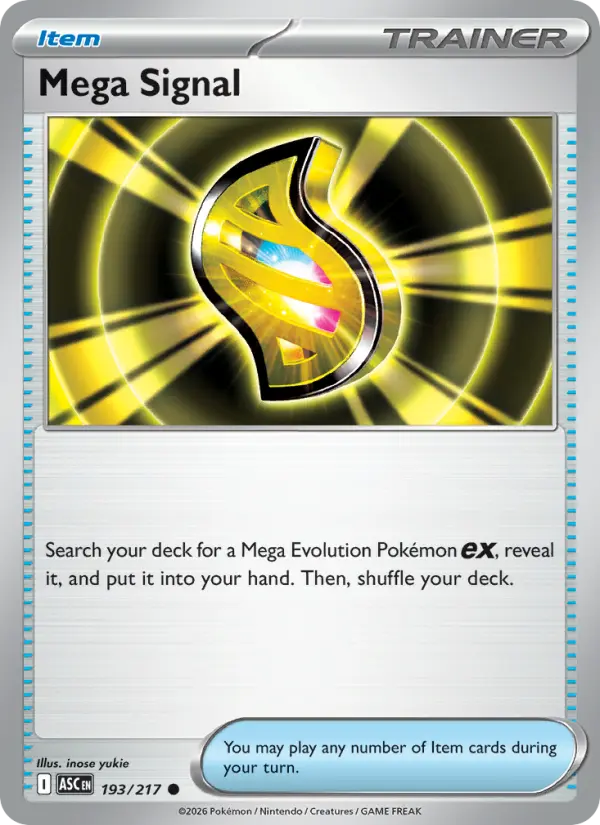 Mega Signal - 193/217 - Reverse Holofoil