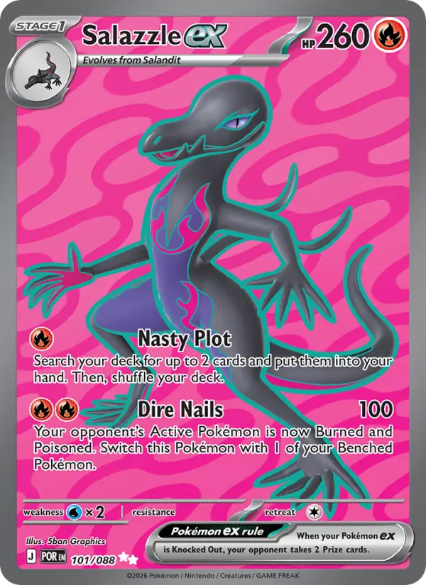 Salazzle ex  - 101/088