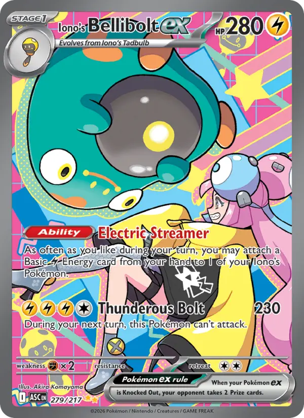 Iono's Bellibolt ex  - 279/217