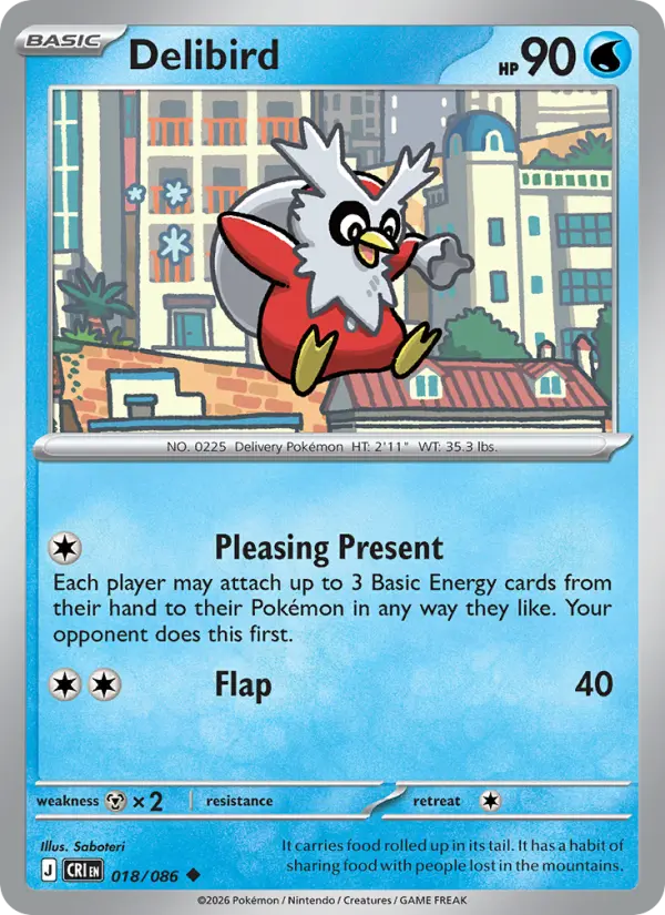 Delibird - 018/086