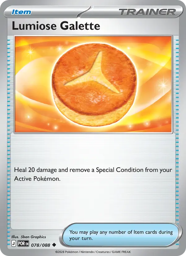 Lumiose Galette - 078/088 - Reverse Holofoil