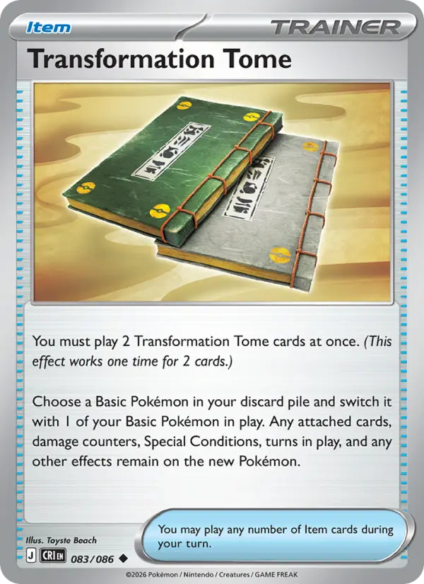 Transformation Tome - 083/086 - Reverse Holofoil