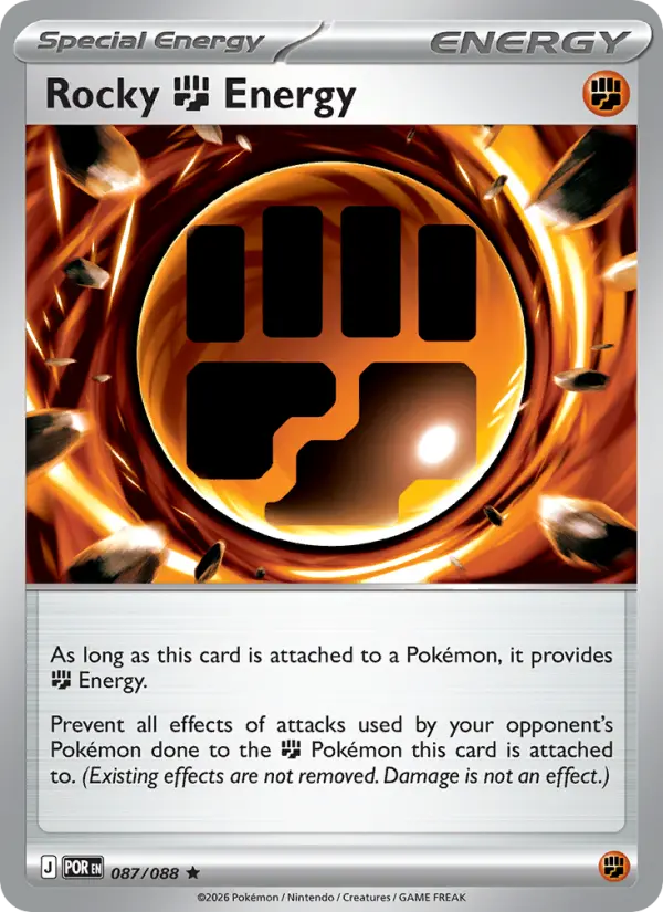 Rocky Fighting Energy - 087/088 - Reverse Holofoil