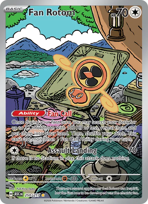 Fan Rotom  - 250/217