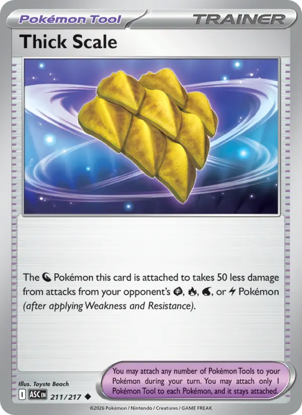 Thick Scale - 211/217 - Reverse Holofoil
