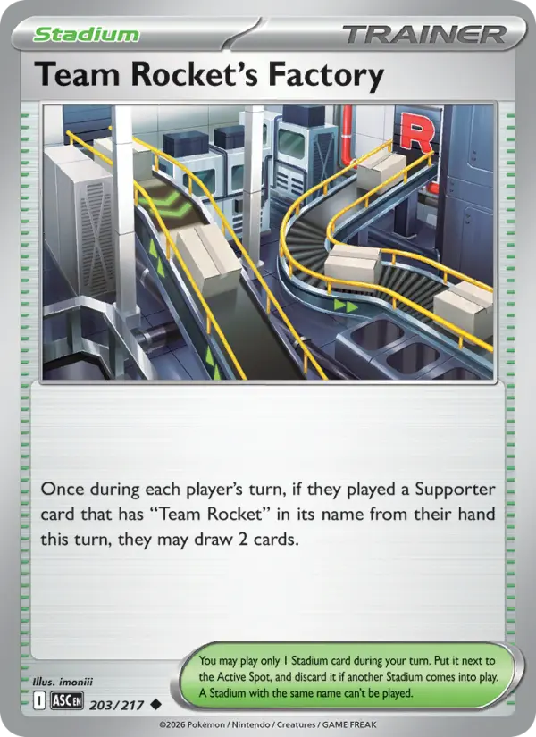 Team Rocket's Factory - 203/217