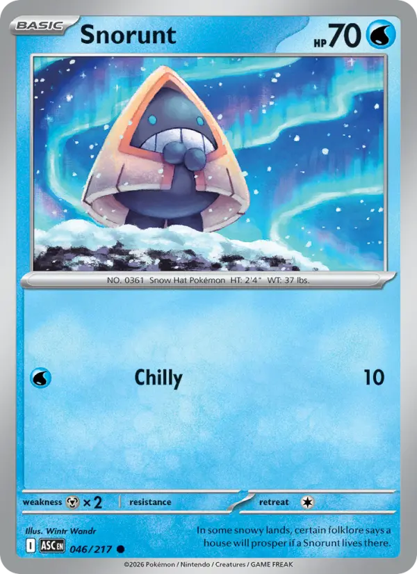 Snorunt  - 046/217 - Reverse Holofoil