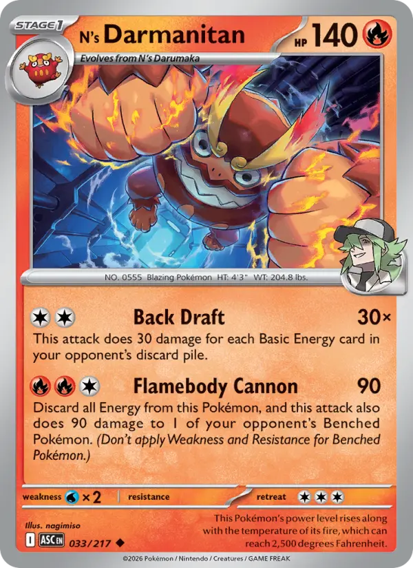 N's Darmanitan - 033/217