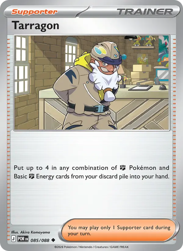Tarragon  - 085/088 - Reverse Holofoil