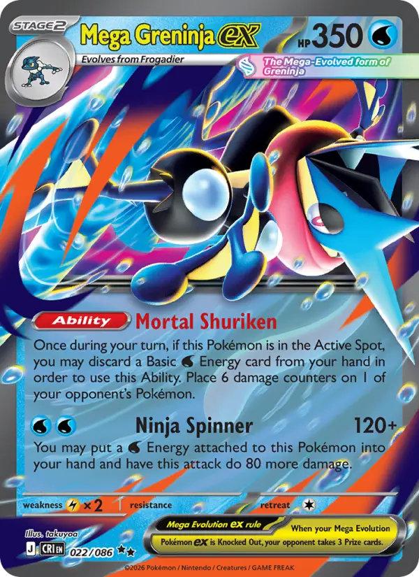 Mega Greninja ex  - 022/086