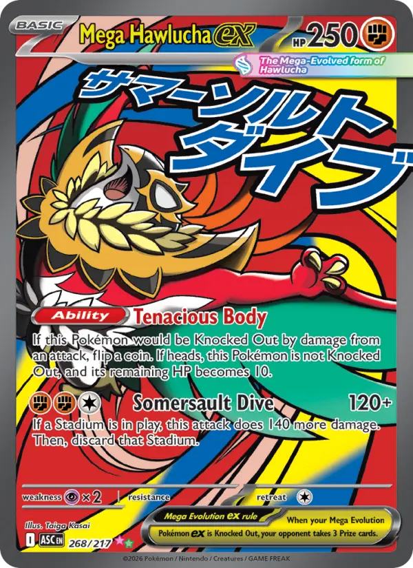 Mega Hawlucha ex  - 268/217