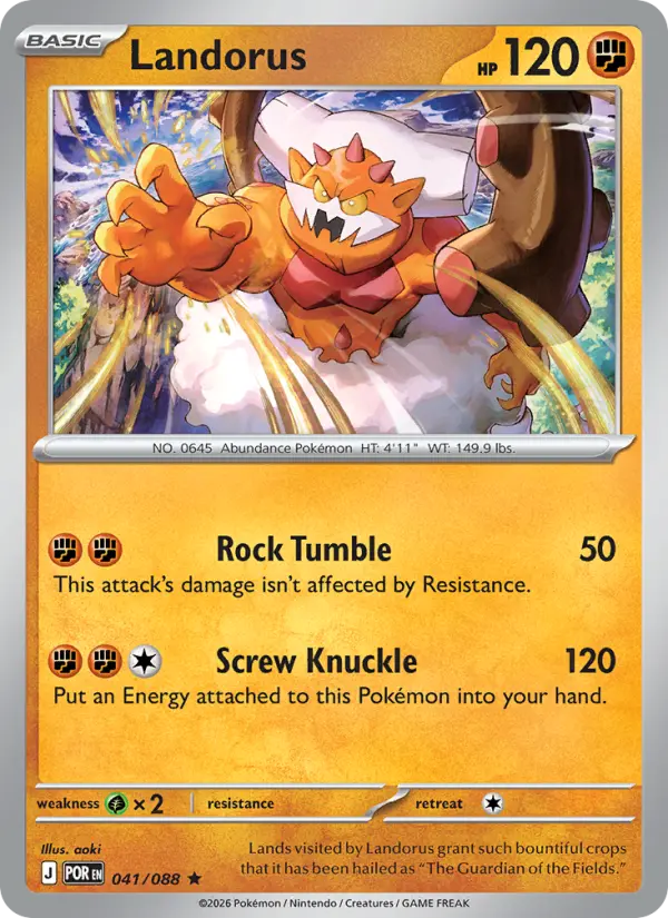 Landorus - 041/088 - Reverse Holofoil