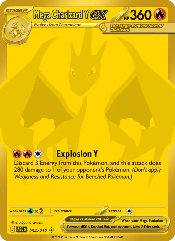 Mega Charizard Y ex  - 294/217
