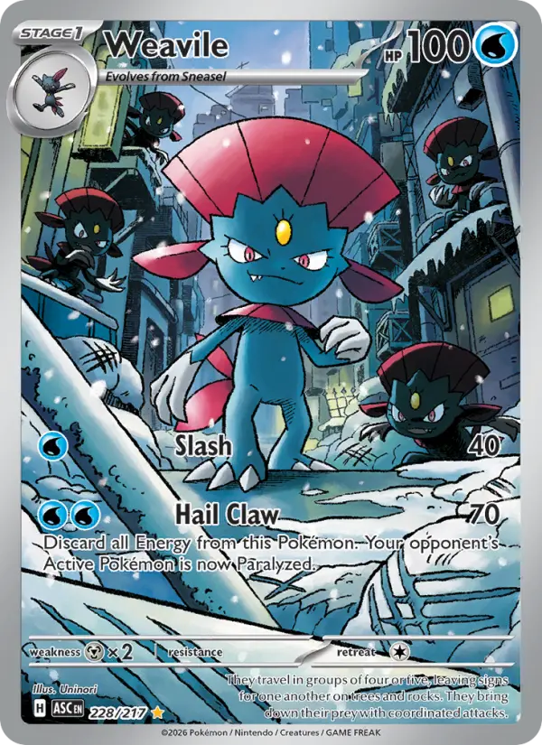 Weavile  - 228/217