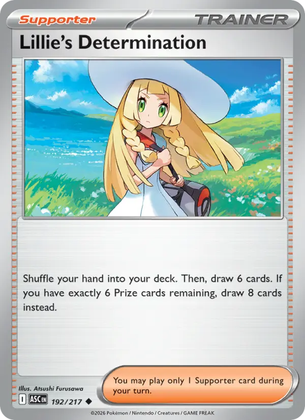 Lillie's Determination - 192/217 - Reverse Holofoil