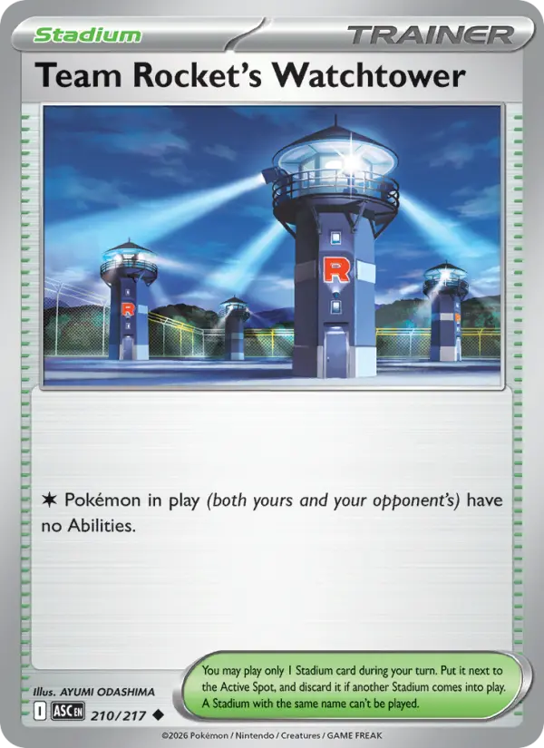 Team Rocket's Watchtower - 210/217